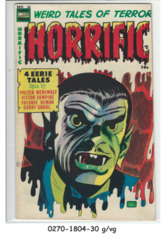 Horrific #13 © September 1954 Comic Media